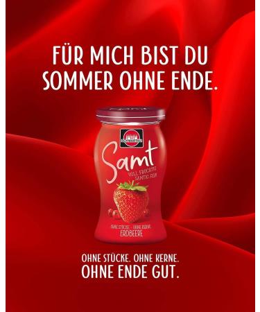 Buy Schwartau Samt Strawberry Fruit Spread (270g) - Seedless & Smooth Jam for International Shipping - Buy Online on GoSupps.com