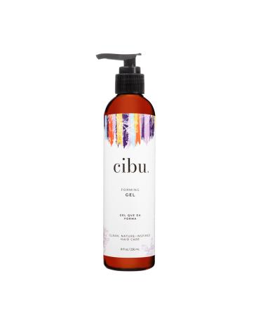Cibu Forming Gel | Hair Styling Gel | No Flake Hair Gel for Men and Women | Alcohol and Fragrance Free Hair Gel | Extra Hold | Travel Size Gel | Hydrolyzed Wheat Protein Hemp and Argan Seed Oils | 8oz