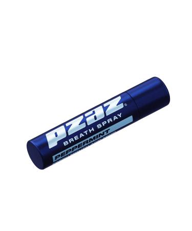 Pzaz Breath Spray for Bad Breath with Caffeine Vitamin B12 Electrolytes - Sugar-Free Alcohol Free Oral Care Mouth Spray Healthy Energy - Peppermint 1-Pack