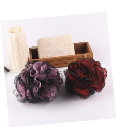 FOMIYES 10 Pcs Mesh Pouf Bath Scrubbers - Loofah Shower Sponge Set for Women | Body & Dish Cleaning | Two-Color Bath Balls - Buy Online on GoSupps.com
