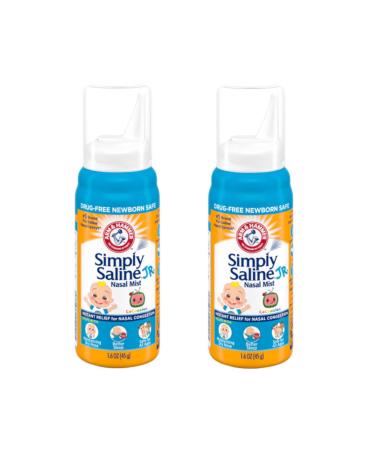 Simply Saline Nasal Mist Baby 1.5 oz (Pack of 2)