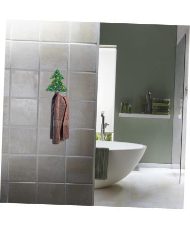 ABOOFAN 4pcs Christmas Hook Metal Clothes Rack Holiday Wall Hooks Adhesive Hook Hanger Winter Jacket 9X7CM As Shown - Buy Online on GoSupps.com