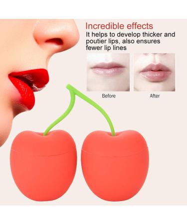 Cherry Shaped Lip Plumper Enhancer | Portable Silicone Lip Enhancement Beauty Tool - Buy Online on GoSupps.com