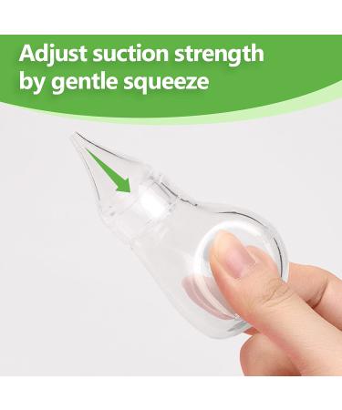 Haakaa Silicone Baby Nasal Aspirator - Safe & Easy Nose Cleaner for Newborns & Toddlers - Buy Online on GoSupps.com