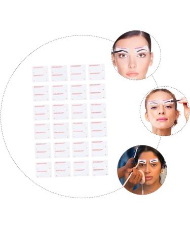 Beavorty Eyebrow Pencil Eyebrow Makeup Template 384 pcs Women Disposable Auxiliary Eyelash Tool Cards Eyebrow Assistant Grooming Kits Brow Makeup Stencil 1 count (Pack of 1) Whitex4pcs - Buy Online on GoSupps.com