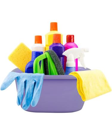 Jekiyo 16 Qt Purple Wash Basin Large Plastic Tubs 2-Pack - Convenient and Durable Storage Solution - Buy Online on GoSupps.com