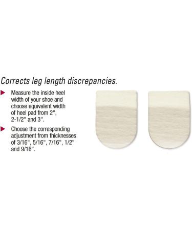Hapad Heel Pads - Achilles Inserts - Heel Cushion Pads - Pack of 3 Pairs - Buy Online on GoSupps.com