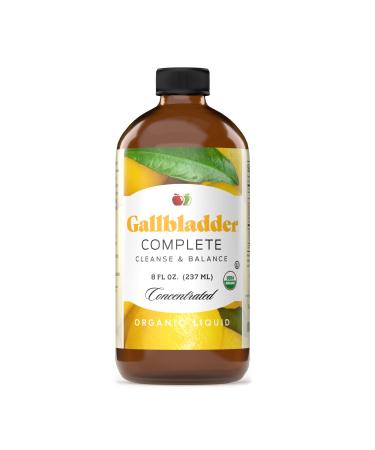 Gallbladder Complete 8oz Organic Liquid Concentrate - Digestive Vinegar Bitters Supplement 8 Fl Oz (Pack of 1)