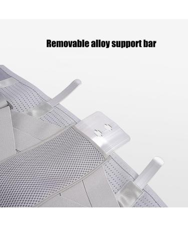 Buy Self-Heating Lumbar Support Belt for Sciatica Relief | Adjustable Pain Relief Belt with Removable Metal Strips for Women - Gray (Size M) - Buy Online on GoSupps.com