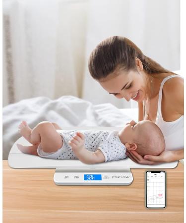 Digital Baby Scale Bluetooth - Multifunction Toddler & Pet Scale in Pounds & Ounces | Accurate Baby Weight Scales with Baby Fit App - Buy Online on GoSupps.com