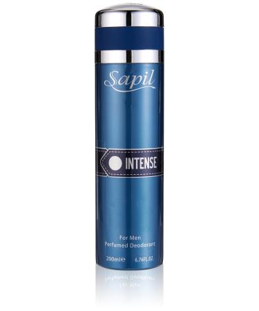 Sapil Intense - Deodorant Spray for Men - Scented Deodorant for Long-Lasting Odor Protection - Lemon Ginger and Lavender Deodorant Spray - Keeps You Fresh and Odor Free All Day - 6.76 oz