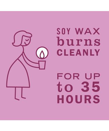 Mrs. Meyer's Peony Scented Soy Wax Aromatherapy Candle 7.2 Oz - Pack of 2 | 35 Hour Burn Time, Essential Oils for Relaxation - Buy Online on GoSupps.com