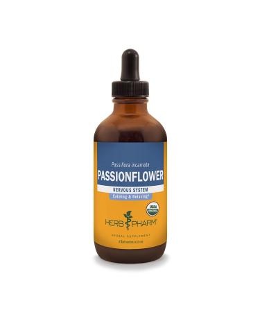Herb Pharm Certified Organic Passionflower Liquid Extract - 4 Fl Oz 4 Fl Oz (Pack of 1)