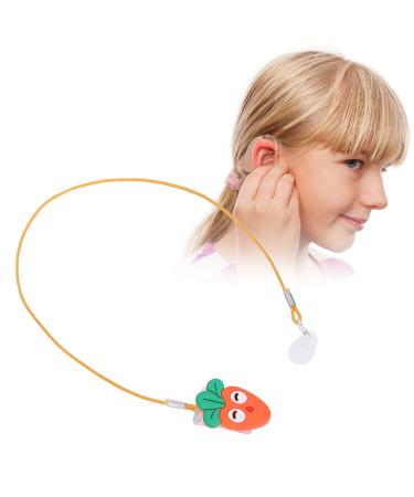 Hearing aid clip Anti-Wost-Lanyard single-ear hearing aid lanyard sweet carrot anti-light hearing aid liability for older children for single-ear hearing aids