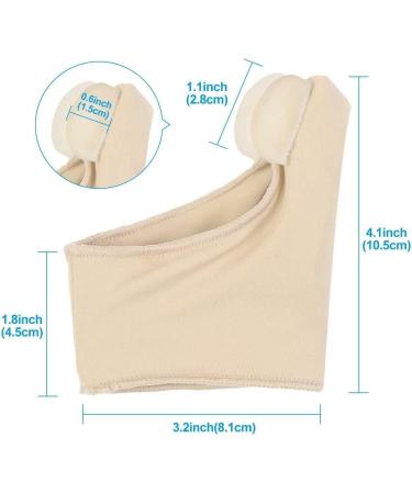 Toe Extensions for Hallux Valgus Correction | Pain Relief Gel Pad Toe Spreader Bandage - Buy Online on GoSupps.com