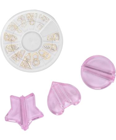 Embossed Mold Nail Tools Nail Charm Mold Gold Stickers Decals Decoration Embellishment Bending Supplies Heart Shape Nail Art Equipments Metal Frame Bending Curve Shaping Press Tools - Buy Online on GoSupps.com