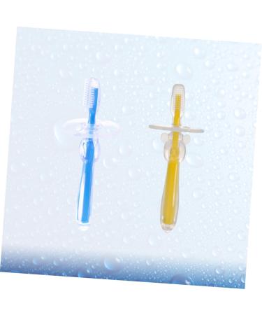 Minkissy 2-Pack Soft Bristle Training Toothbrushes for Toddlers - Safe Cleaning Toys for Children - Buy Online on GoSupps.com