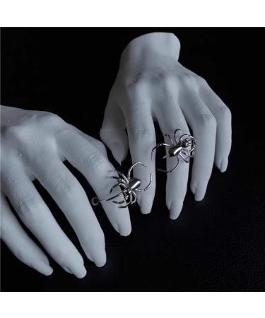 Holibanna Mens Spider Stud Earrings - Gothic Costumes Jewelry for Women - Stainless Steel Ear Clip - Buy Online on GoSupps.com