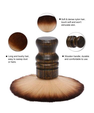 Layhou Neck Brush - Advanced Wood Hairdressing Brush | Premium Salon Accessories for Hair Cutting - Buy Online on GoSupps.com