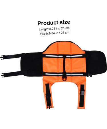 Sosoport Pet Tank Tops Dog Water Vest Saver Vest Pet Supply Dog Float Reflector Vest Pet Life Vest Life Jackets for Puppies Pet Swimming Jacket Oxford Cloth Small Dog Puppy XS Orange - Buy Online on GoSupps.com
