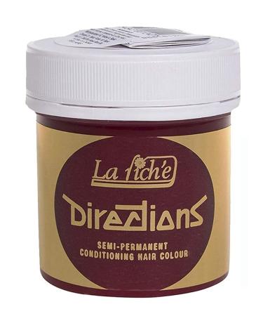 2 X La Riche Directions Semi-Permanent Hair Color 88ml Tubs - Vermillion Red Vermillion Red 88.00 ml (Pack of 1)