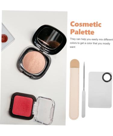 2 Sets Cosmetic Spatula Palette - Makeup Foundation Mixing Plates & Beauty Tools for Flawless Application - Buy Online on GoSupps.com