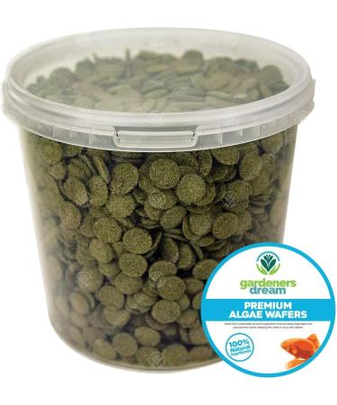 GardenersDream Premium Spirulina Algae Wafers Complete Aquarium Fish Food - Buy Online on GoSupps.com