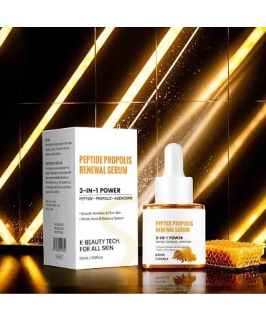 2PCS Peptide Propolis Face Serum Reduce Dryness Firming Lifting Renewal Smoothing Nourishing Repair Damaged Skin Essence  - Buy Online on GoSupps.com