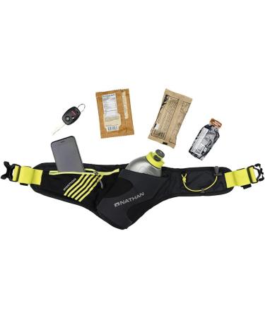 Nathan Peak Hydration Waist Pack with 18oz Run Flask | Black | for Running, Hiking, Camping, Cycling - Buy Online on GoSupps.com