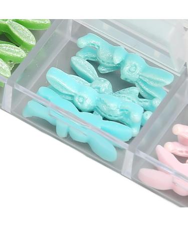 Rabbit Nail Decoration Nail Ornaments Adequate Quantity Safe Resin Multipurpose Beautiful for Nail Salon for Winter - Buy Online on GoSupps.com