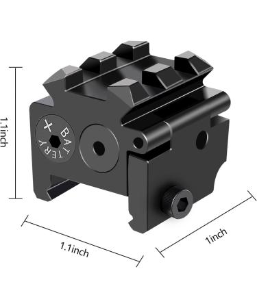 Nihowban Mini Red Laser Sight with Rail Mount for Weaver/Picatinny Rail - Compact Pistol/Rifle Laser Dot for Enhanced Accuracy - Buy Online on GoSupps.com