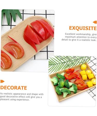 Zerodeko 30 Pcs Simulated Vegetables Artificial Vegetable Ornament Fake Tomato Decor Plant Decor Lifelike Decorative Fruits Fake Food Model Artificial Vegetables Fake Meat Corn Pvc Gift - Buy Online on GoSupps.com