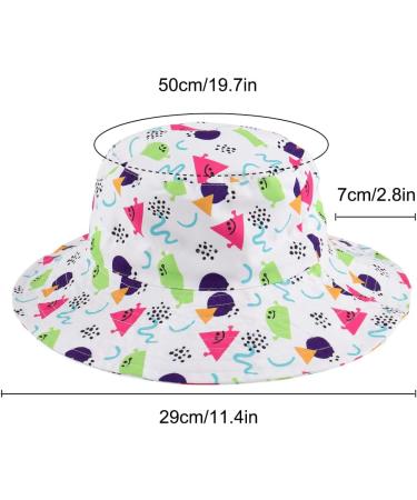 LACOFIA Toddler Baby Sun Hat | Wide Brim Bucket Hat for Outdoor Activities | Adjustable 6-24 Months | Unisex Kids Summer Hat with Watermelon Design - Buy Online on GoSupps.com