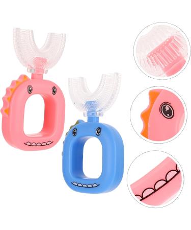 Minkissy 4-Piece U-Shaped Toothbrush Set for Kids | 360 Silicone Training Toothbrush | Full Mouth Design | International Shipping Available - Buy Online on GoSupps.com