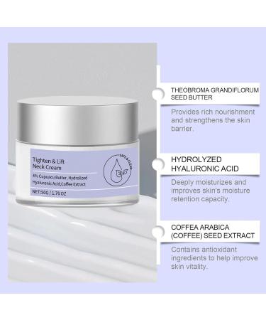 Furtryvl 50g Tighten and Lift Neck Cream Neck Firming Cream Neck Moisturizer Cream Decolletage Neck Cream For Sagging And Tighten For Tightening & Lift Skin Loose & Sagging Skin On Neck - Buy Online on GoSupps.com