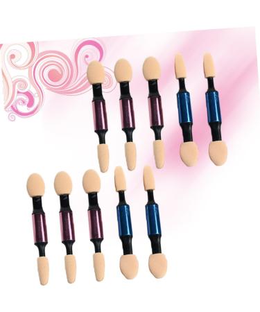 FOMIYES 10pcs Makeup Brush Eye Shadow Applicator Eye Shadow Brush Eye Shadow Stick Miss Double Head - Buy Online on GoSupps.com