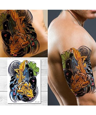 Supperb  Temporary Tattoos - Koi Fish Tattoo