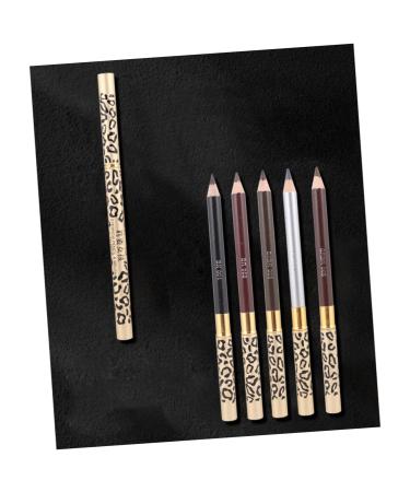 WOONEKY 2pcs Eyebrow Pencil Brush Double Head Eyebrow Pencil Long Lasting Eyebrow Pencils Makeup Eyebrow Pencils 1 count (Pack of 1) As Shown