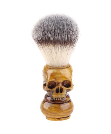 Shaving Brush Badger Hair Skull Handmade Wooden Handle Gift for Men Shaving Brush Set with