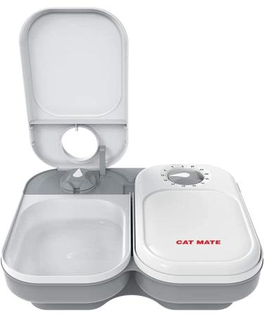 Cat Mate Timed Automatic Feeder Two bowl feeder - Buy Online on GoSupps.com