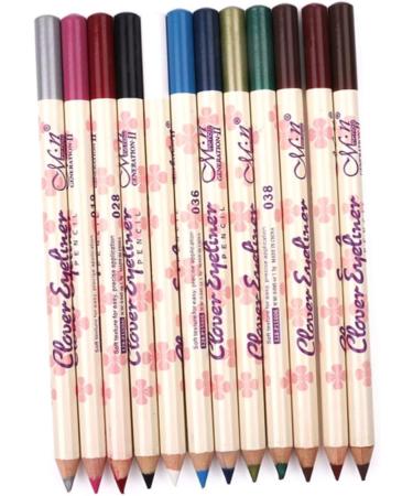 Mipcase 24 Pcs Brown Eye Liner Pencil Black Pencil Eyeliner Pen Lip Liner Eye Shadow Stick Miss Water Proof 1 count (Pack of 1) As Shownx2pcs - Buy Online on GoSupps.com