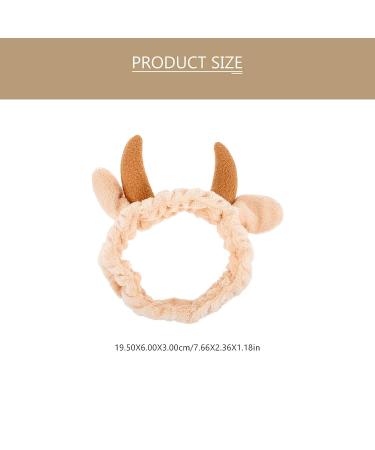 FRCOLOR 2 Pcs Milk Cow Animal Ear Spa Headband for Makeup & Skincare - Buy Online on GoSupps.com