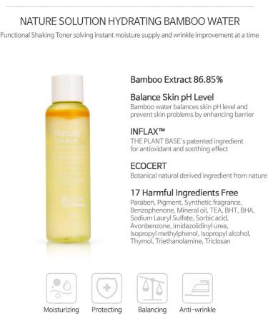Hydrating Bamboo Extract Ã¢â¬â THE PLANT BASE Nature Solution 5.64oz | 86.85% Water Infused - Buy Online on GoSupps.com
