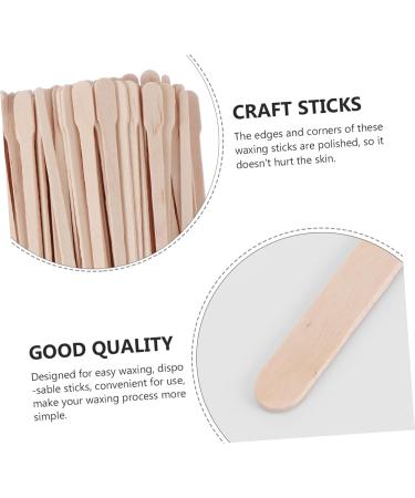 Angoily 400pcs Disposable Beauty Bar Spatula - Medium Wooden Wax Scraper & Stick Suite - Natural Birch for Smooth Waxing  - Buy Online on GoSupps.com