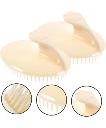 Fomiyes 2-in-1 Shampoo Comb & Scalp Massager | Ergonomic Silicone Hairbrush for Curls | Best Peeling & Massage Brush for Healthy Hair - Buy Online on GoSupps.com