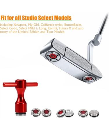 ROYMADE Golf Putter Weights 2pcs 25g with Red Wrench Kit - Replacement for Titleist Scotty Cameron Putters - Buy Online on GoSupps.com