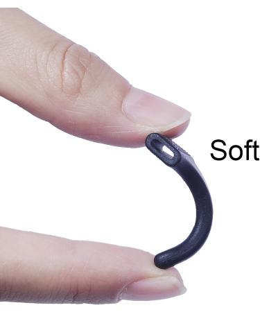 MUXIJIA 20 Couples Anti-Slip Silicone Glasses Ear Hooks - Soft Comfort Holders 10 Black + 10 White Perfect Glasses Anti-Slip Accessories for All Eyewear - Buy Online on GoSupps.com