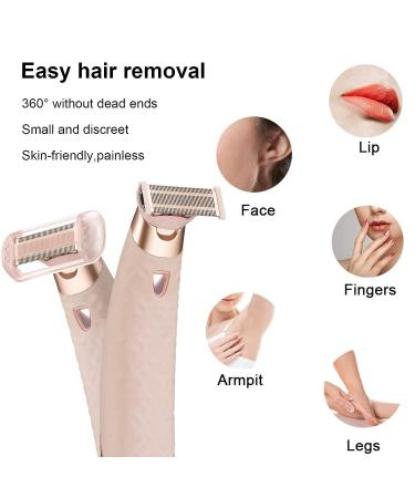 LinMei Women Razor Replacement Heads - Compatible with Finishing Touch Flawless Nu Shaver - 3 Blades, 2 Clean Brushes, Storage Box - Buy Online on GoSupps.com