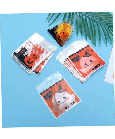 ifundom 200 Pcs Sweet Bags halloween party decoration spider treat bag Cellophane Treat Bags halloween party supplies popcorn bags cookie packaging bags cookie bag cute self adhesive bag - Buy Online on GoSupps.com