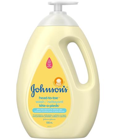 Johnson's Baby Wash and Shampoo for Baths Head-to-Toe Tear Free 1000 ml white & Johnson s Baby Shampoo Calming Shampoo Paraben Free 600mL 1 l (Pack of 1) Wash + Baby Shampoo 600mL - Buy Online on GoSupps.com